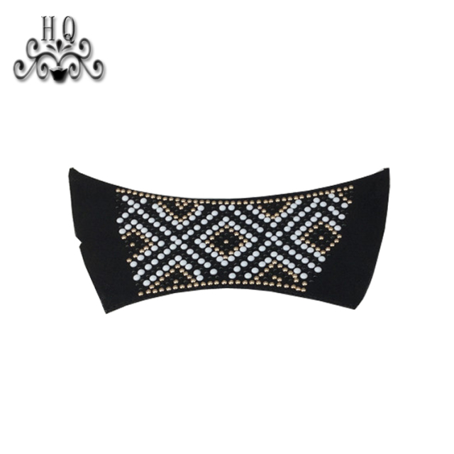 Hot new laser hot drilling nail hand woven jewelry women sandals upper semi-finished wholesale processing customization