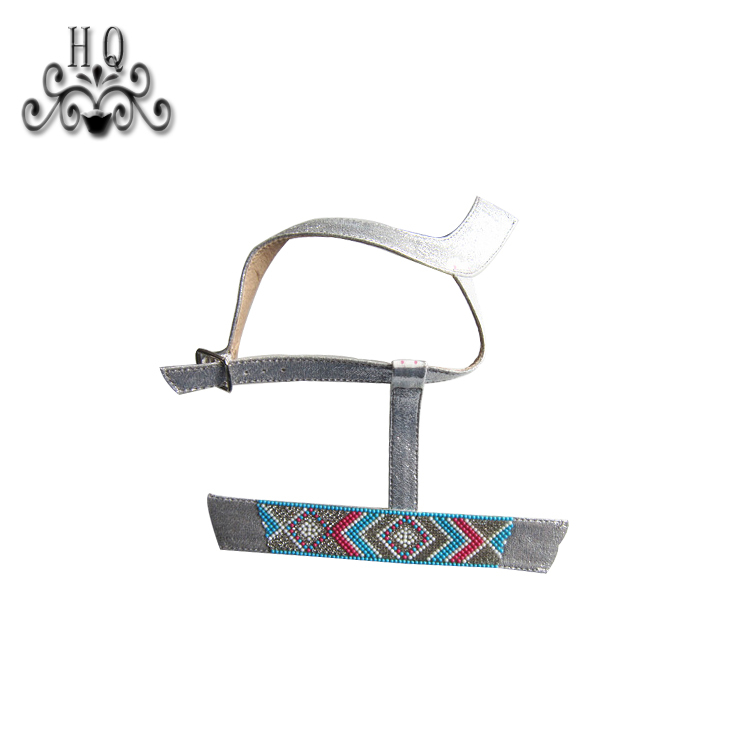 Hot new laser spot hot diamond jewelry women sandals upper semi-finished wholesale processing customization