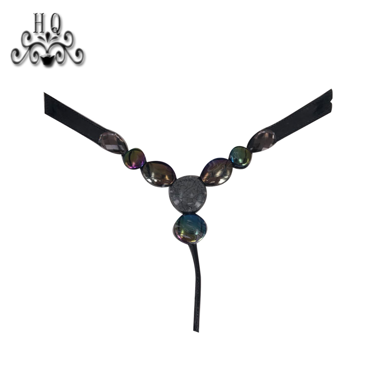 Hot new laser hot drilling nail hand woven jewelry women sandals upper semi-finished wholesale processing customization