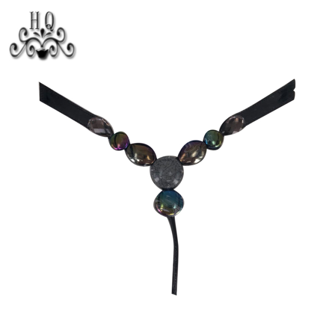Hot new laser hot drilling nail hand woven jewelry women sandals upper semi-finished wholesale processing customization