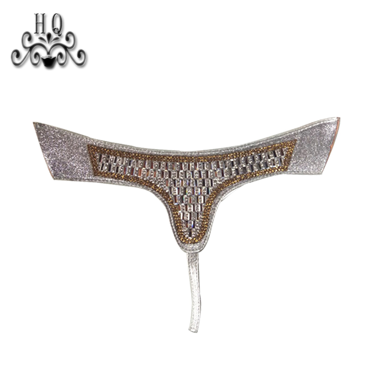 Processing custom slippers vamp laser hot drilling technology to produce semi-finished PU fabric woven foreign trade