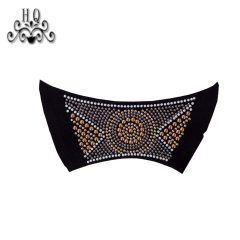 Hot new laser hot drilling nail hand woven jewelry women sandals upper semi-finished wholesale processing customization