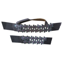 Hot new laser spot hot diamond jewelry women sandals upper semi-finished wholesale processing customization