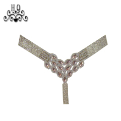 Processing custom slippers vamp laser hot drilling technology to produce semi-finished PU fabric woven foreign trade