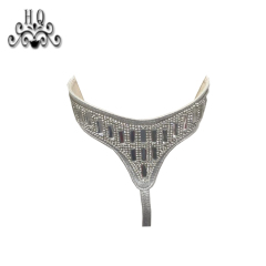 Hot new laser hot drilling nail hand woven jewelry women sandals upper semi-finished wholesale processing customization