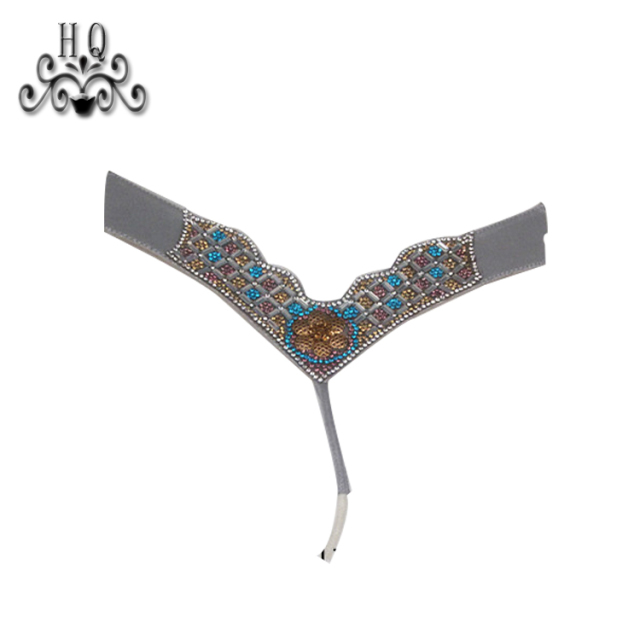 Hot new laser hot drilling nail hand woven jewelry women sandals upper semi-finished wholesale processing customization