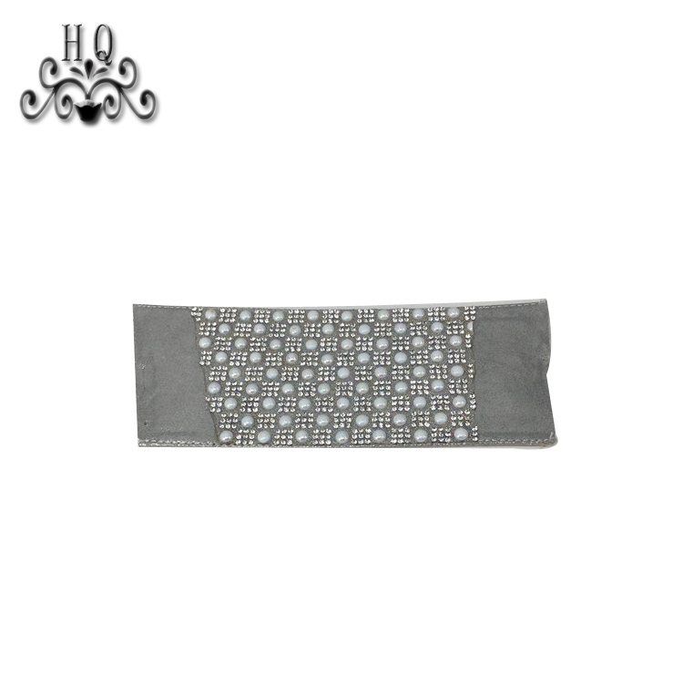 Hot new laser hot drilling nail hand woven jewelry women sandals upper semi-finished wholesale processing customization