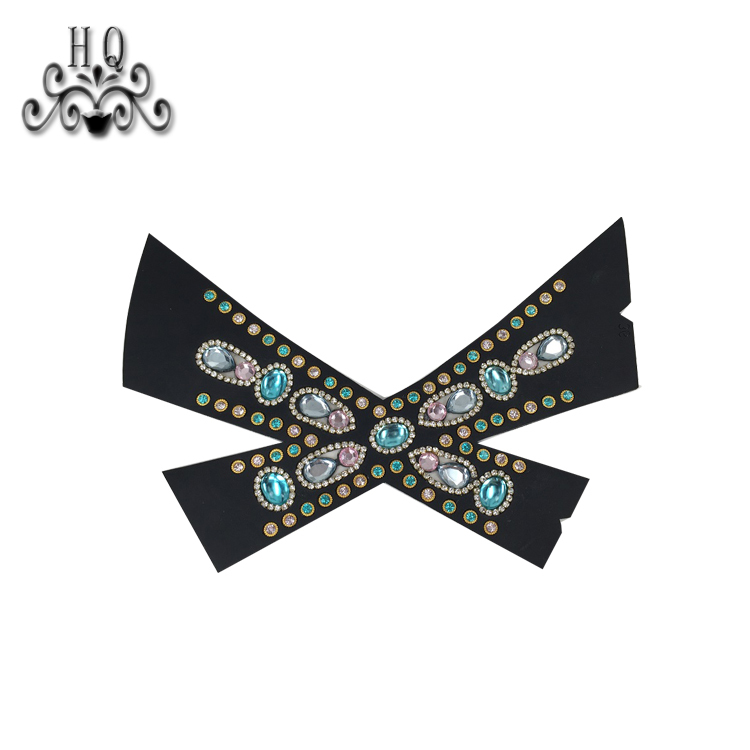 Hot new laser hot drilling nail hand woven jewelry women sandals upper semi-finished wholesale processing customization
