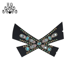 Hot new laser hot drilling nail hand woven jewelry women sandals upper semi-finished wholesale processing customization