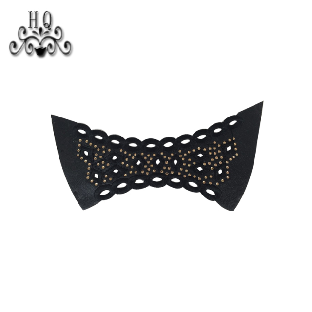 Hot new laser hot drilling nail hand woven jewelry women sandals upper semi-finished wholesale processing customization