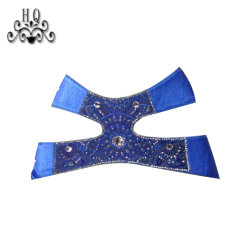 Hot new laser hot drilling nail hand woven jewelry women sandals upper semi-finished wholesale processing customization