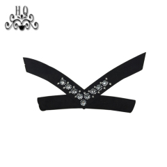 Hot new laser hot drilling nail hand woven jewelry women sandals upper semi-finished wholesale processing customization
