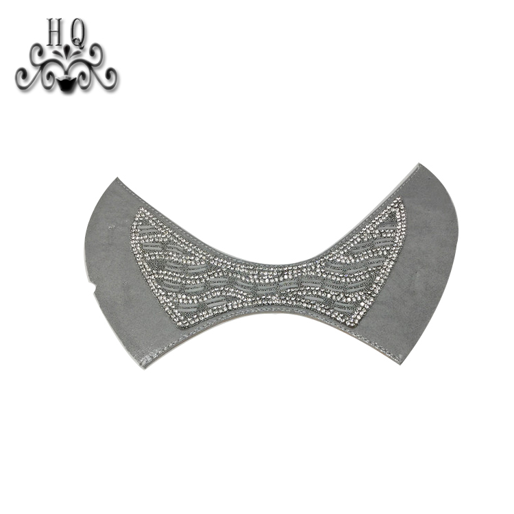 Hot new laser hot drilling nail hand woven jewelry women sandals upper semi-finished wholesale processing customization