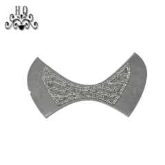 Hot new laser hot drilling nail hand woven jewelry women sandals upper semi-finished wholesale processing customization