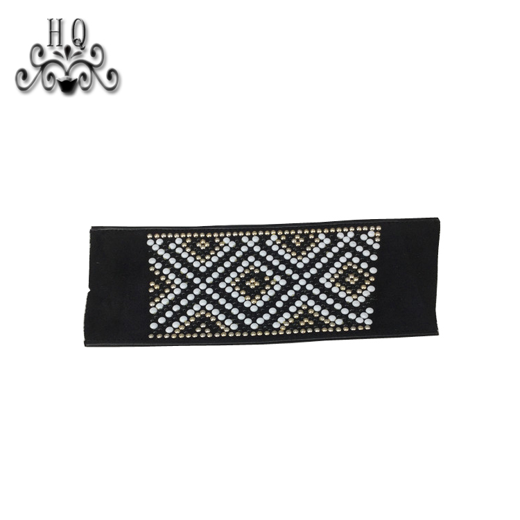 Hot new laser hot drilling nail hand woven jewelry women sandals upper semi-finished wholesale processing customization
