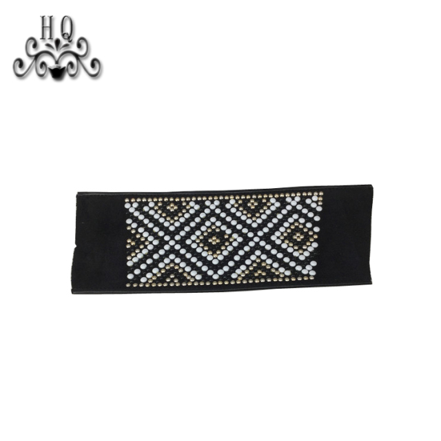 Hot new laser hot drilling nail hand woven jewelry women sandals upper semi-finished wholesale processing customization