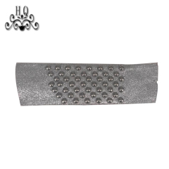 Hot new laser hot drilling nail hand woven jewelry women sandals upper semi-finished wholesale processing customization