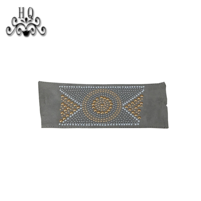 Hot new laser hot drilling nail hand woven jewelry women sandals upper semi-finished wholesale processing customization