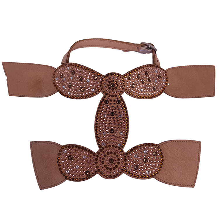 Hot new girl wind laser hose hot diamond jewelry women sandals upper semi-finished wholesale processing customization