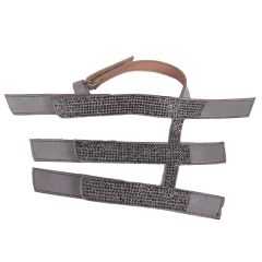Hot new girl wind laser hose hot diamond jewelry women sandals upper semi-finished wholesale processing customization