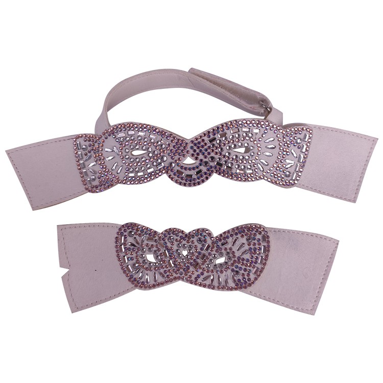 Hot new girl wind laser hose hot diamond jewelry women sandals upper semi-finished wholesale processing customization