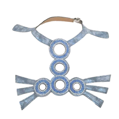 2021 New laser hot drilling sewing bead sandals female chain flannelette shoe upper semi-finished products from manufacturers to sample processing custom