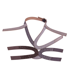 Hot new girl wind laser hose hot diamond jewelry women sandals upper semi-finished wholesale processing customization
