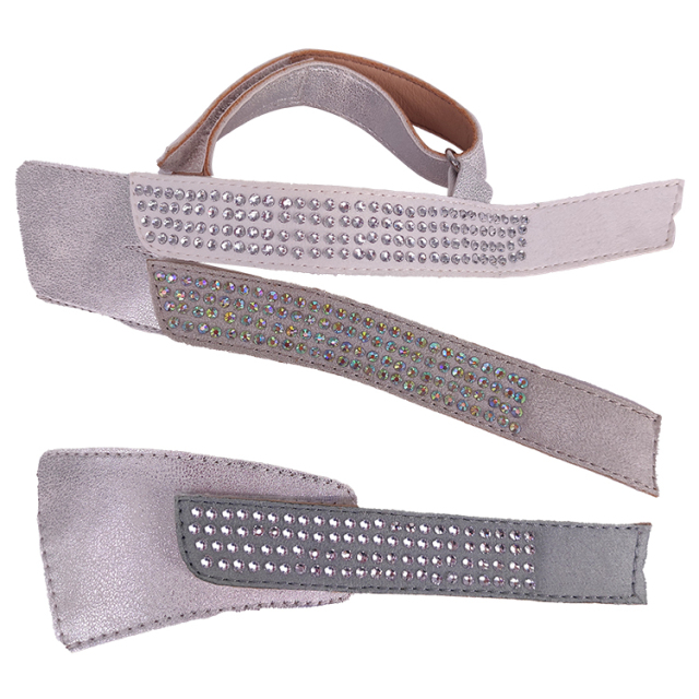 Hot new laser spot hot diamond jewelry women sandals children's upper semi-finished wholesale processing customization