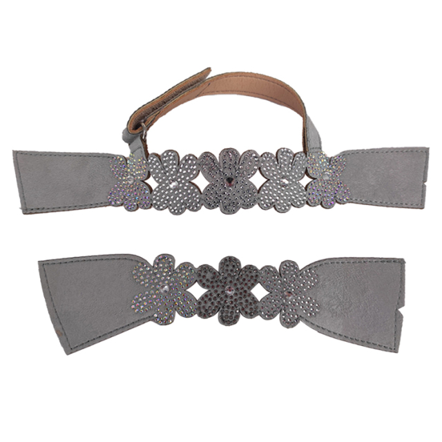 Hot new laser spot hot diamond jewelry women sandals children's upper semi-finished wholesale processing customization