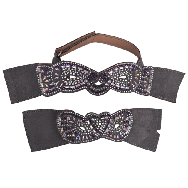 Hot new girl wind laser hose hot diamond jewelry women sandals upper semi-finished wholesale processing customization