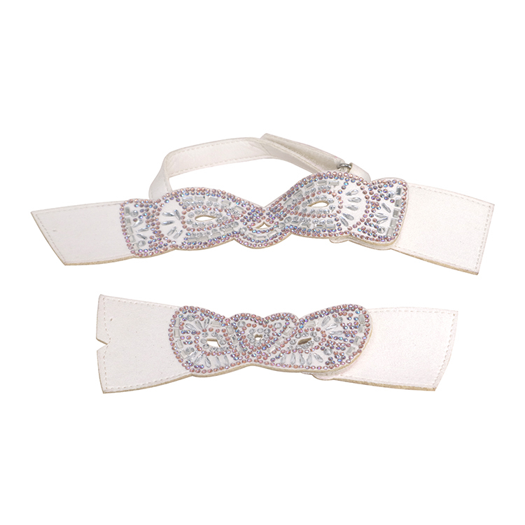 Hot new girl wind laser hose hot diamond jewelry women sandals upper semi-finished wholesale processing customization
