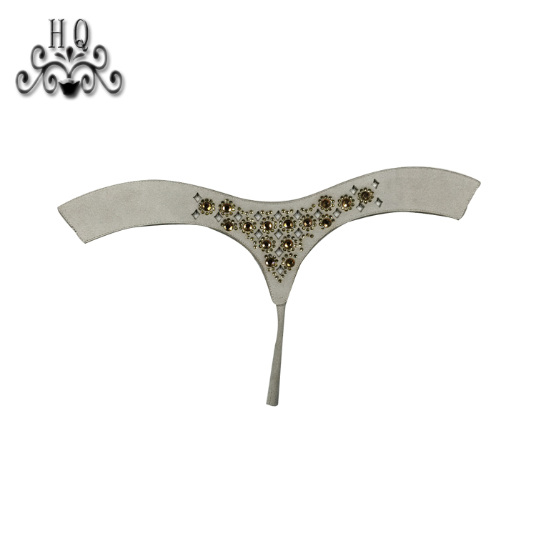 Hot new laser hot diamond jewelry women sandals upper semi-finished wholesale processing customization