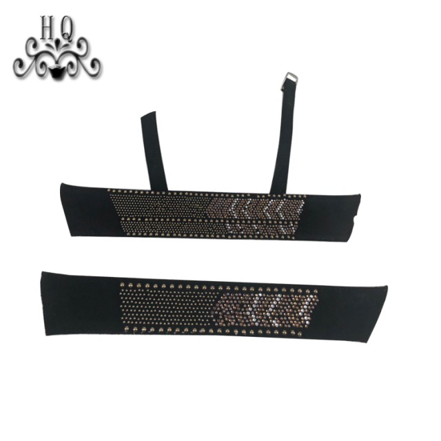 Hot new laser hot diamond jewelry women sandals upper semi-finished wholesale processing customization