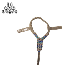 Hot new laser hot diamond jewelry women sandals upper semi-finished wholesale processing customization