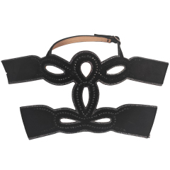 Hot new laser hot diamond jewelry women sandals upper semi-finished wholesale processing customization