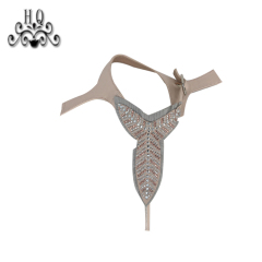 Hot new laser hot diamond jewelry women sandals upper semi-finished wholesale processing customization