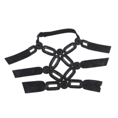 Eu testing semi-finished sandal PU chain bead attachment chain sewing process shoe upper support the processing of customized shoe upper shoe materials