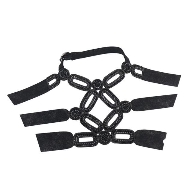 Eu testing semi-finished sandal PU chain bead attachment chain sewing process shoe upper support the processing of customized shoe upper shoe materials