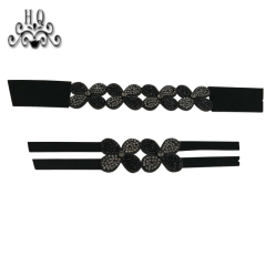 Hot new laser spot hot diamond jewelry women sandals upper semi-finished wholesale processing customization