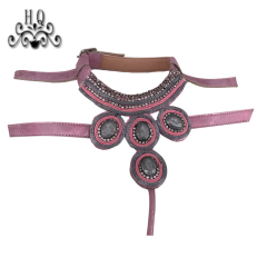Cross-border hot braided hot diamond lady flip-flops shoe upper semi-finished product processing customization