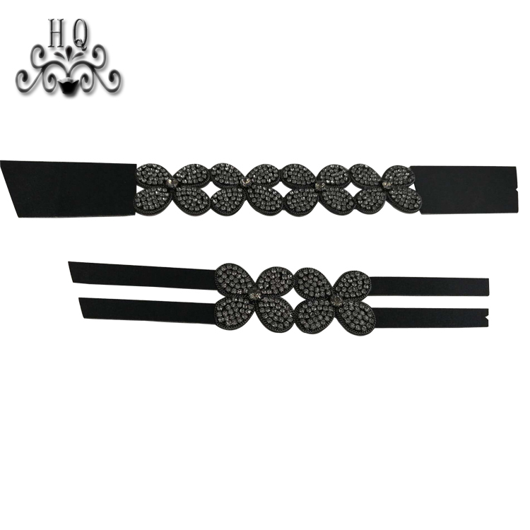 Hot new laser spot hot diamond jewelry women sandals upper semi-finished wholesale processing customization