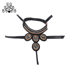 Cross-border hot braided hot diamond lady flip-flops shoe upper semi-finished product processing customization