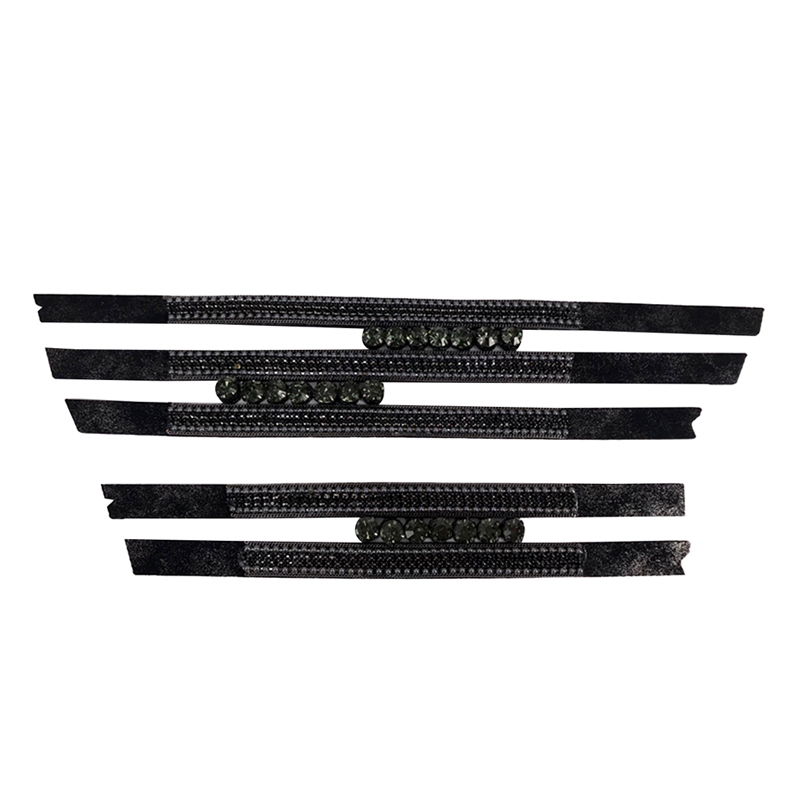 2021 women's hot stick wave electric embroidery upper stick chain fashion diamond inlaid upper semi-finished products to sample processing and customization