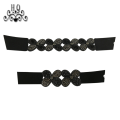 Hot new laser spot hot diamond jewelry women sandals upper semi-finished wholesale processing customization