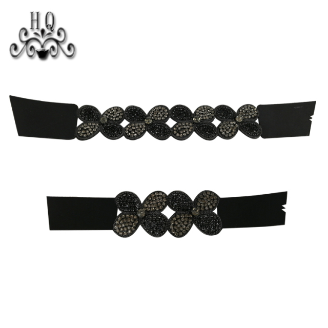 Hot new laser spot hot diamond jewelry women sandals upper semi-finished wholesale processing customization