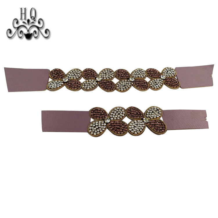 Hot new laser spot hot diamond jewelry women sandals upper semi-finished wholesale processing customization