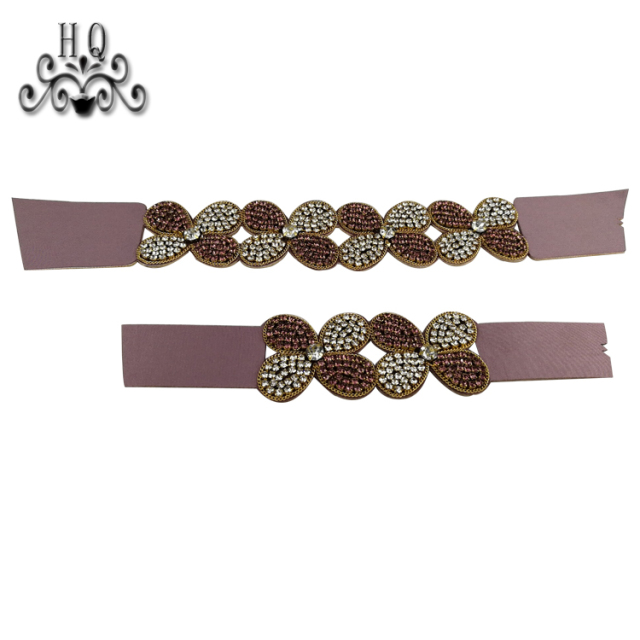Hot new laser spot hot diamond jewelry women sandals upper semi-finished wholesale processing customization