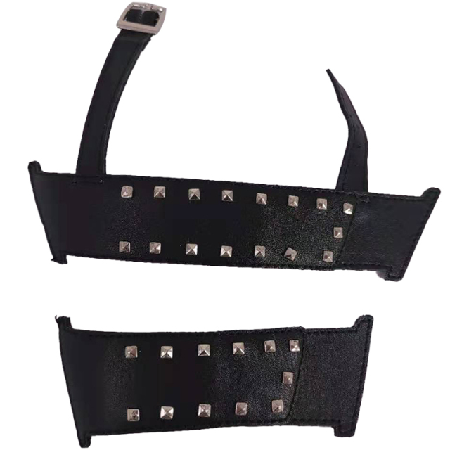 Source factory processing custom vamp semi-finished products nail lamination process sandals girls vamp shoe accessories for export