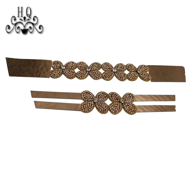 Hot new laser spot hot diamond jewelry women sandals upper semi-finished wholesale processing customization