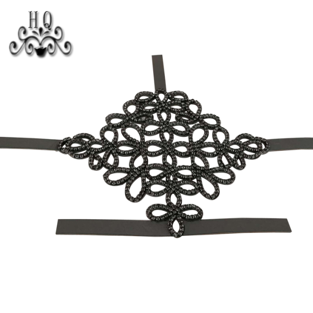 Hot new laser spot hot diamond jewelry women sandals upper semi-finished wholesale processing customization